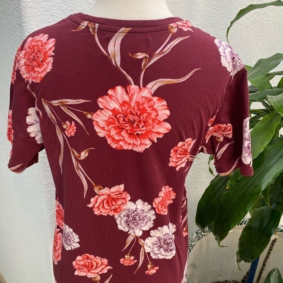 PacSun Floral Print Women's T-Shirt Short Sleeve Small - Picture 4 of 7